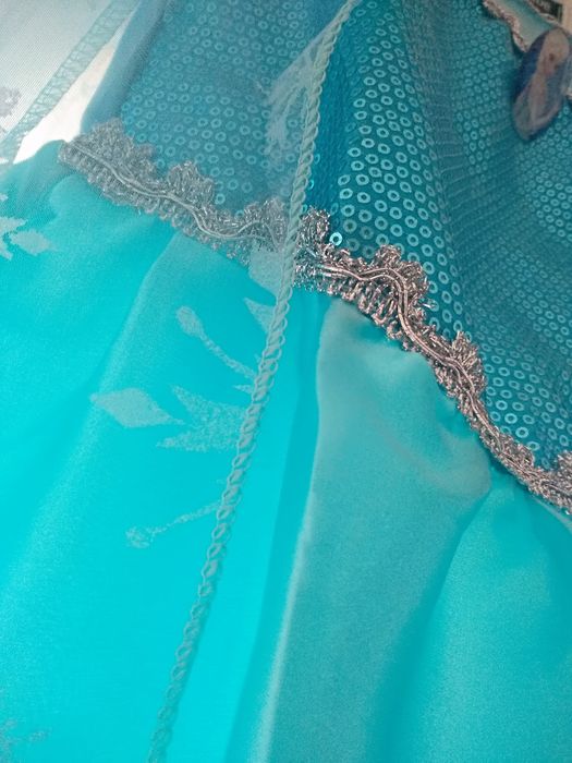 Vestido Princesa Elsa Frozen Aniversário, Carnaval, Dia da Criança