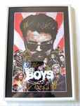 Moldura Série The Boys com Autógrafos (A4)