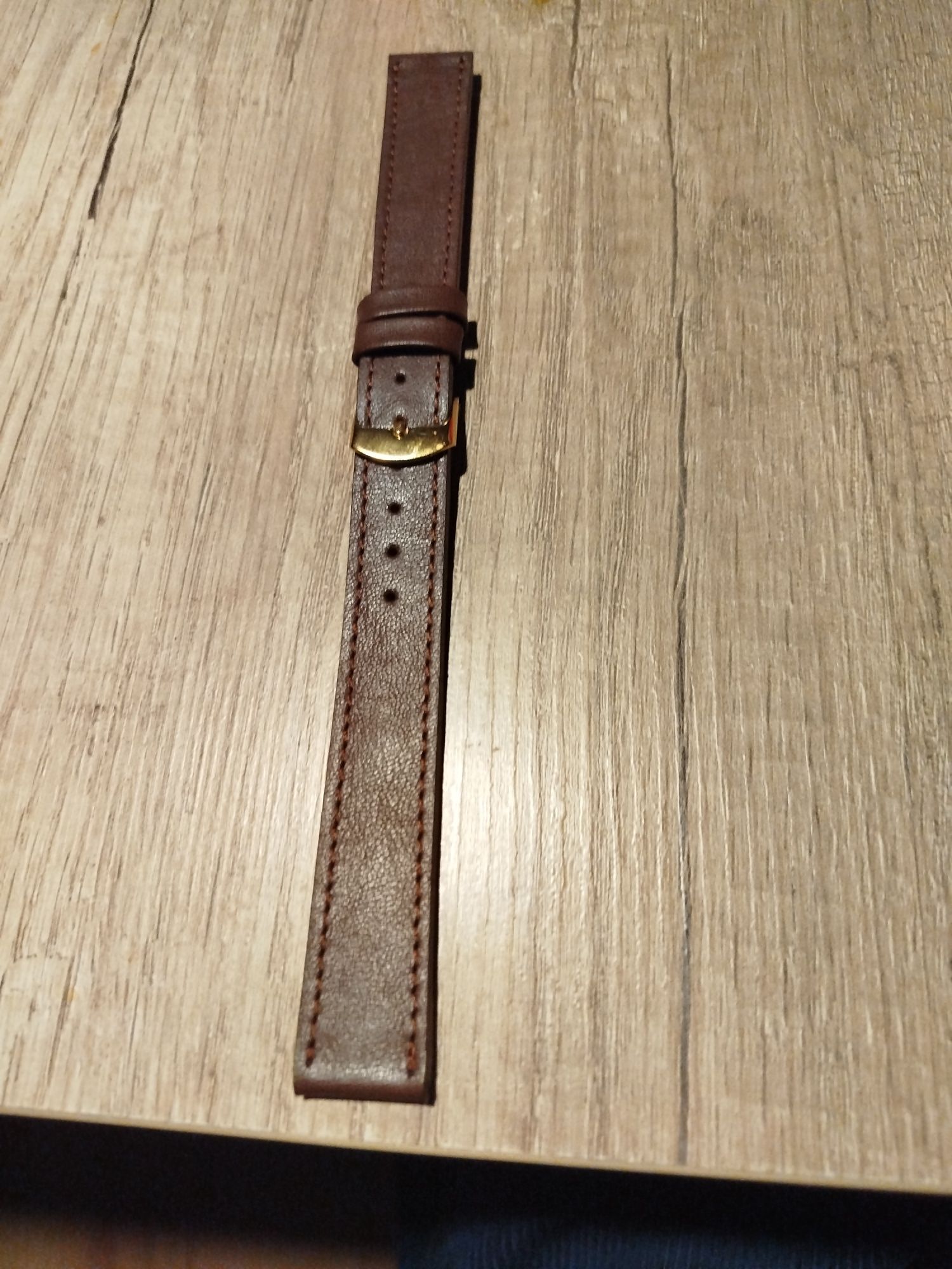 Pasek do zegarka brązowy b długi 18 mm18 mm