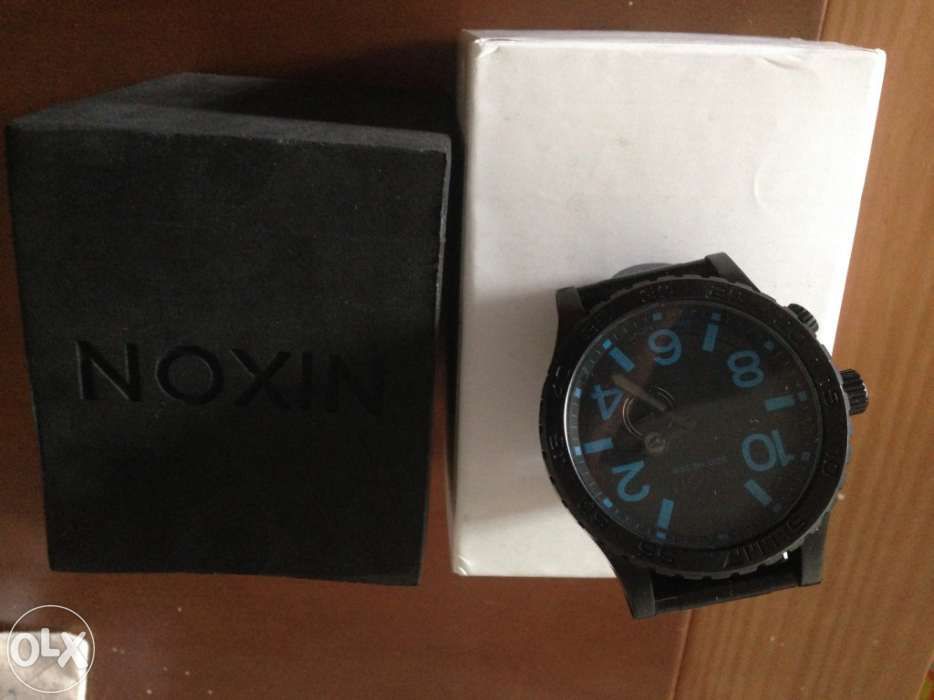 Relógio nixon 52-30 black blue