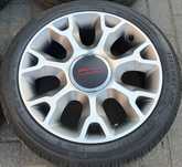 4x Felgi oryginalne FIAT 500 OE 6,5x 16 4x98 ET35 58,1