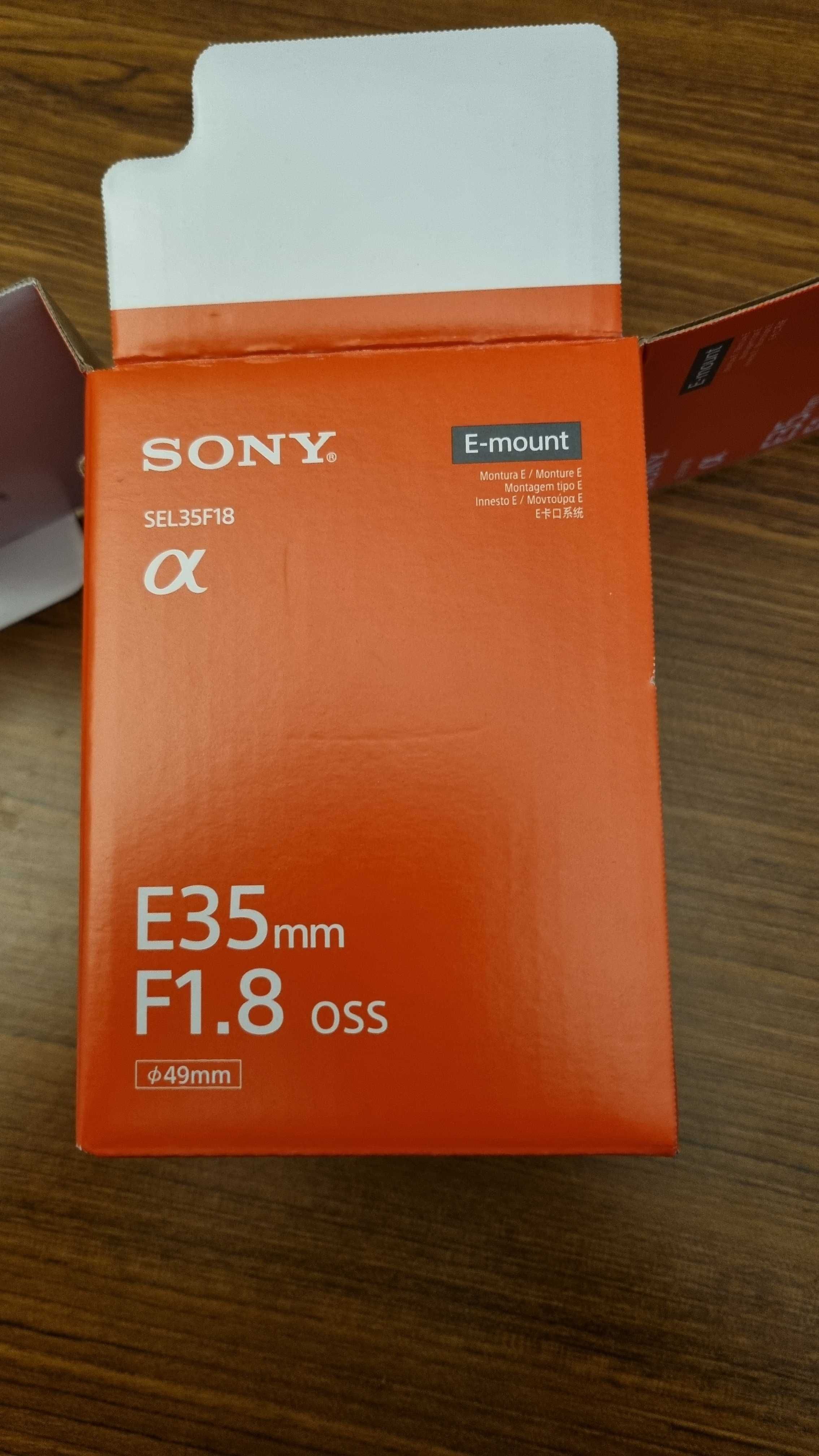 Objectiva Sony E35 F1.8 OSS