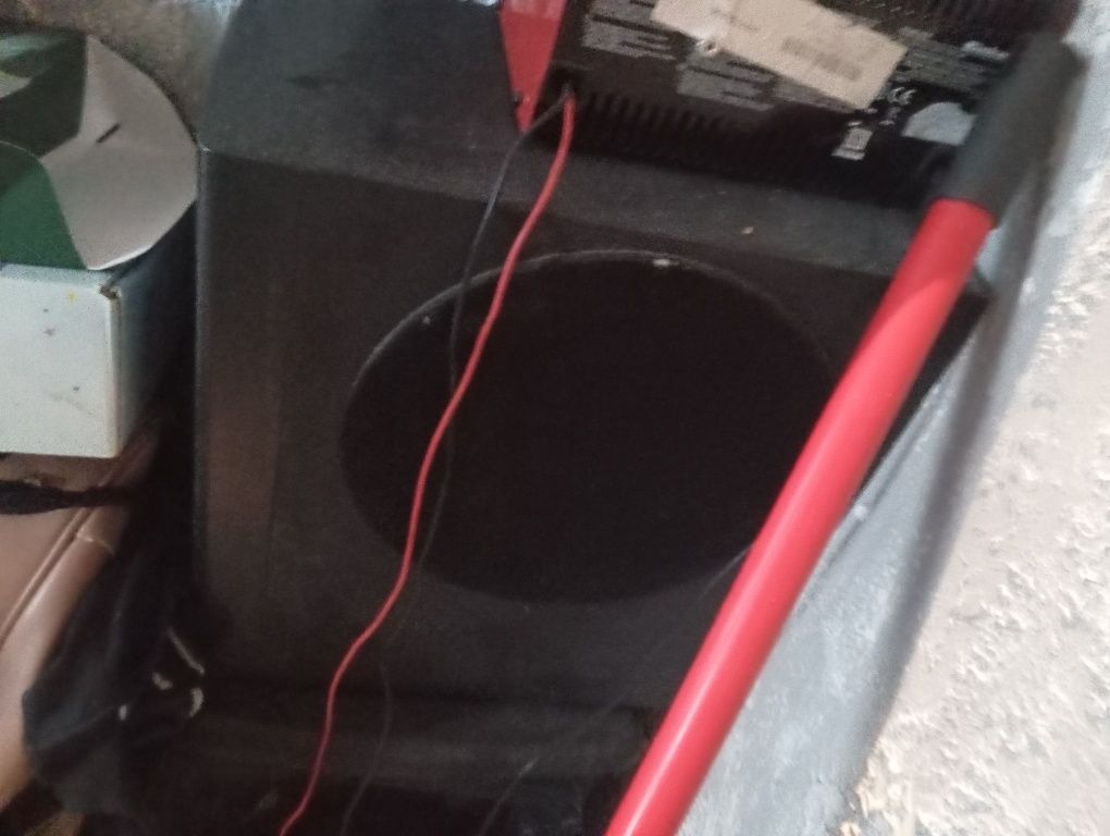 Głośniki, 2 amplitunery, tuba aktywna i zwykła