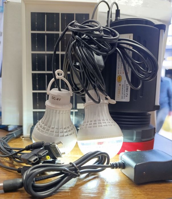 Ліхтар переносний Luxury 1902 T,5w + 22SMD ,2 лампи 3W, power bank,