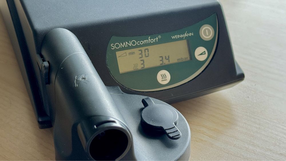 Сіпап апарат Weinmann SOMNOcomfort зі зволожувачем та новою маскою