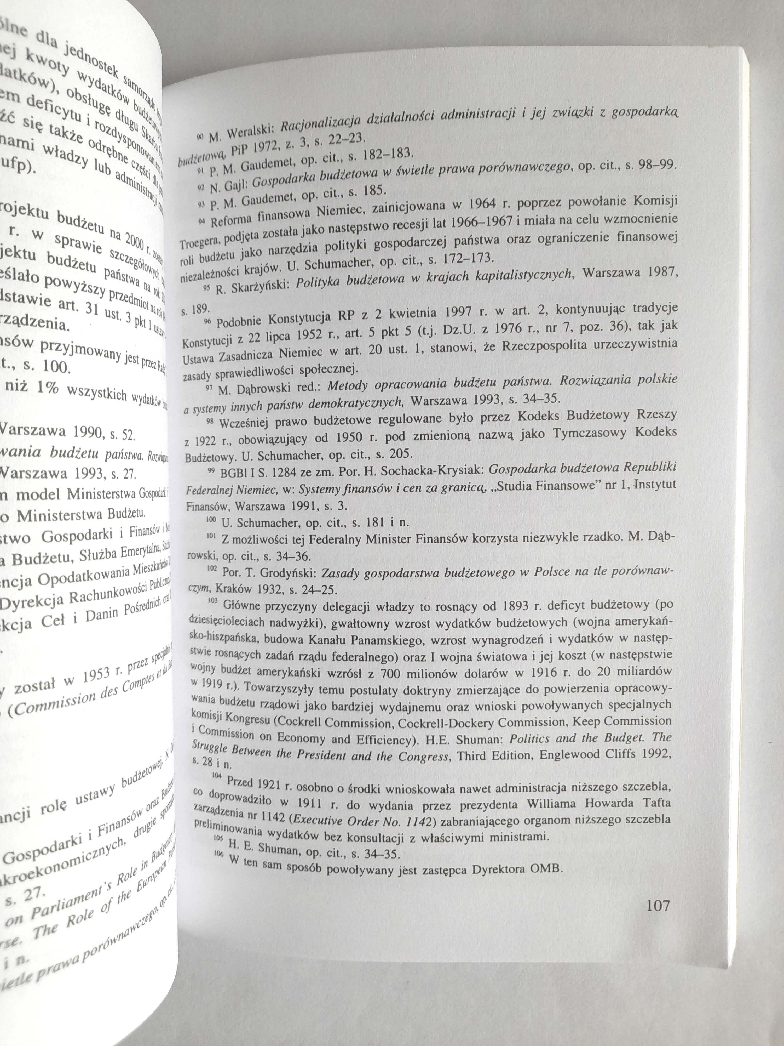 Procedura budżetowa a deficyt - Kosiński