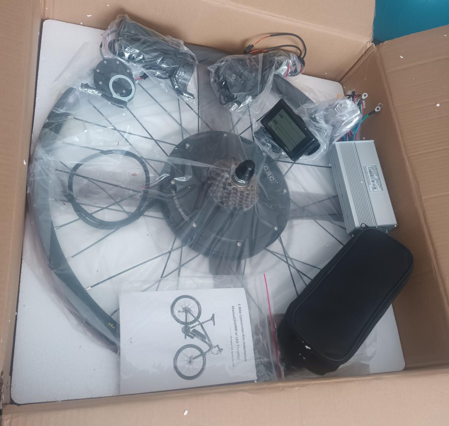 Zestaw do do wersji roweru na elektryczny 1500w