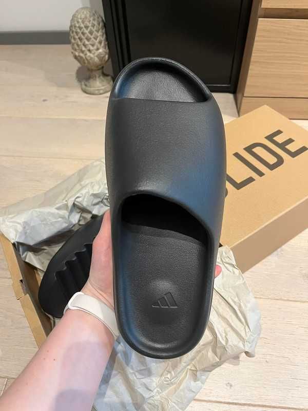 Adidas Yeezy Slide_Black Oryglnał Nowe Klapki MamKwit 46