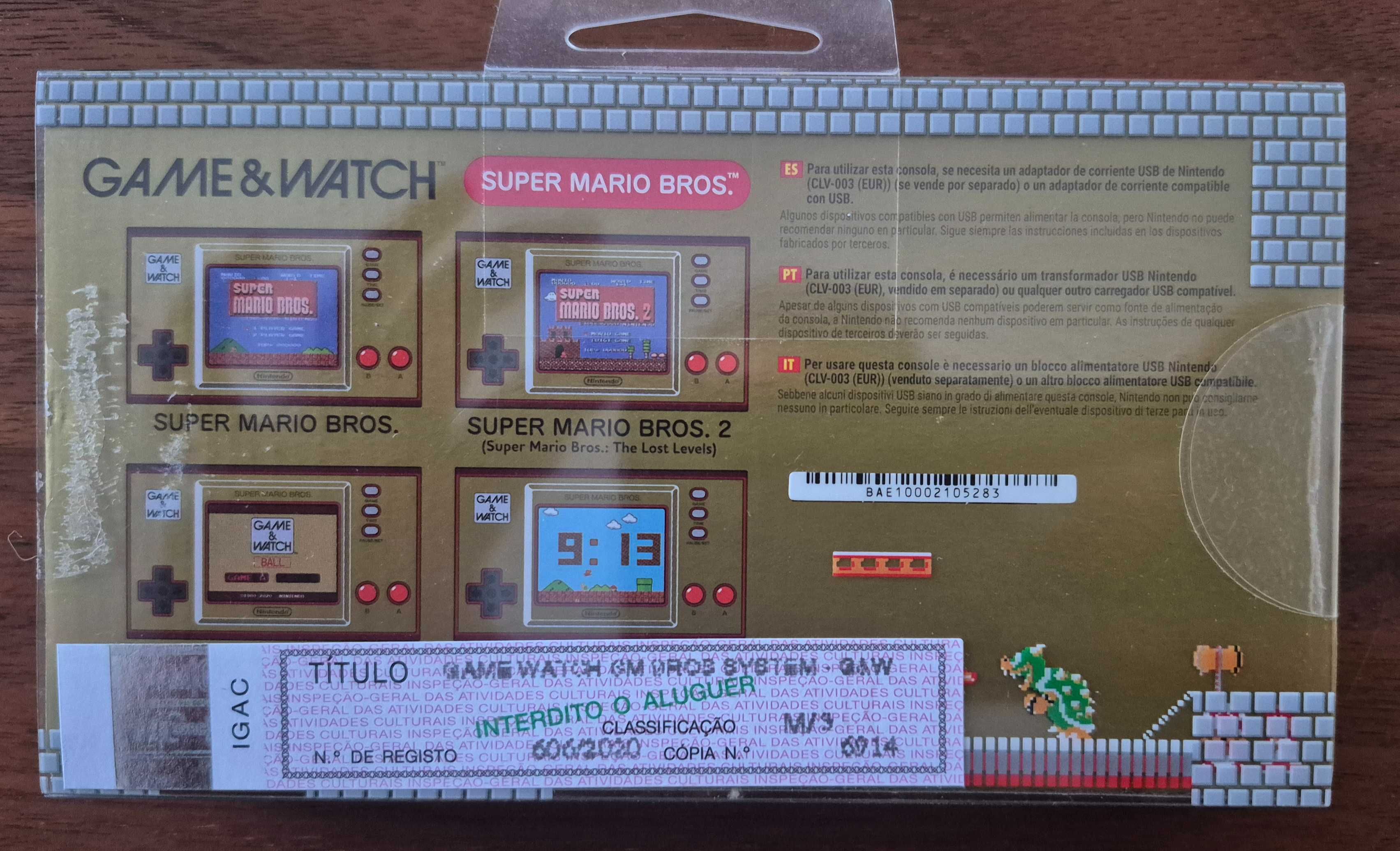Nintendo Game & Watch Mario Excelente Estado