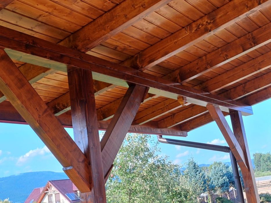Wiaty, altany, pergole, zadaszenia, konstrukcje pod fotowotaikę