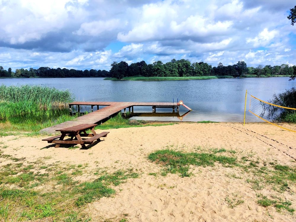 Domek nad jeziorem z balią/ jacuzzi 11-17.08.2025.