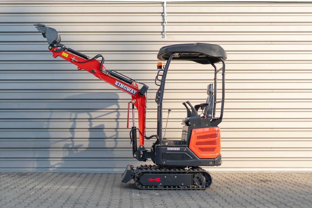 NOWA Minikoparka KINGWAY YAMA H10 - Joystick Skrętne Ramie, Model 2025