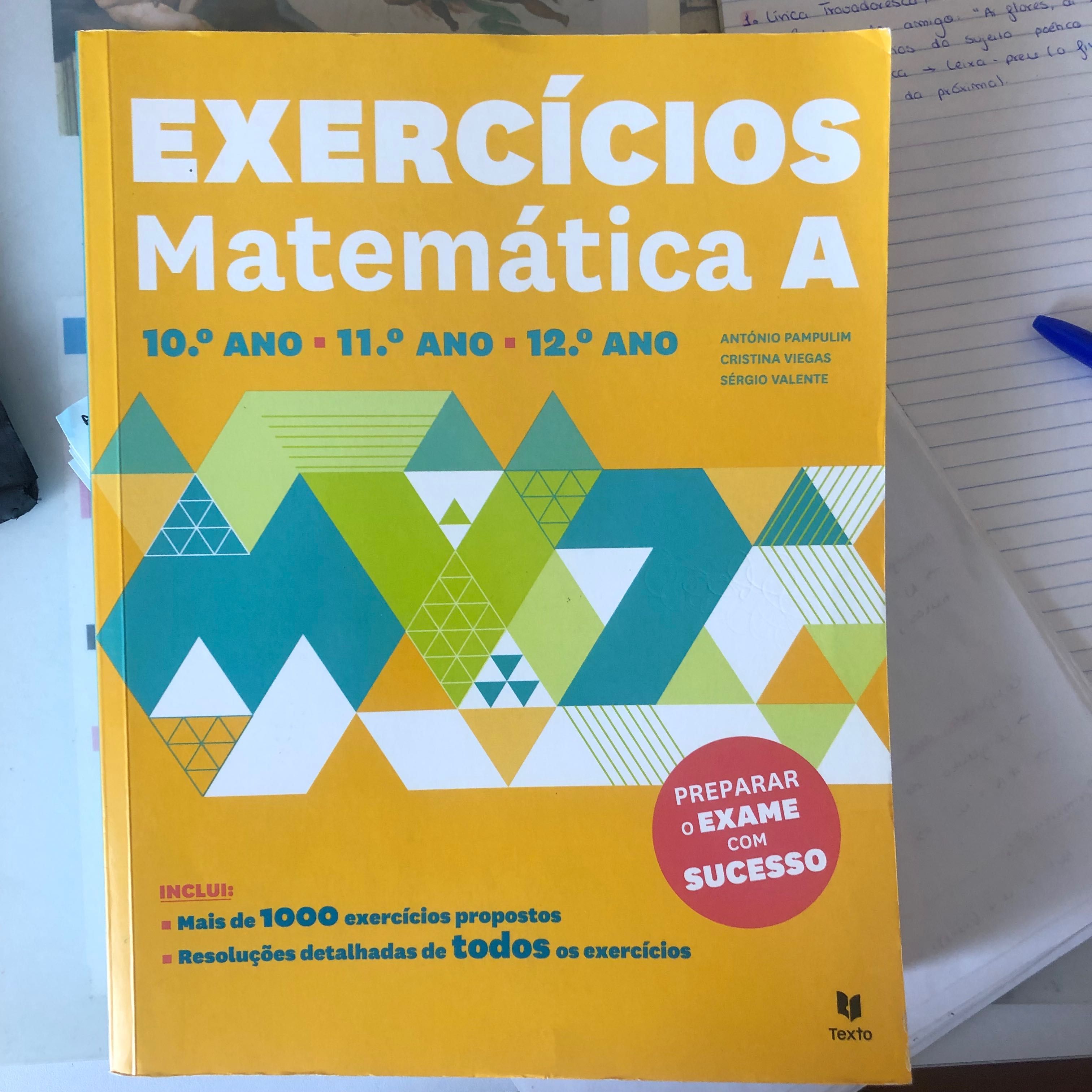 livros de exame de matemática