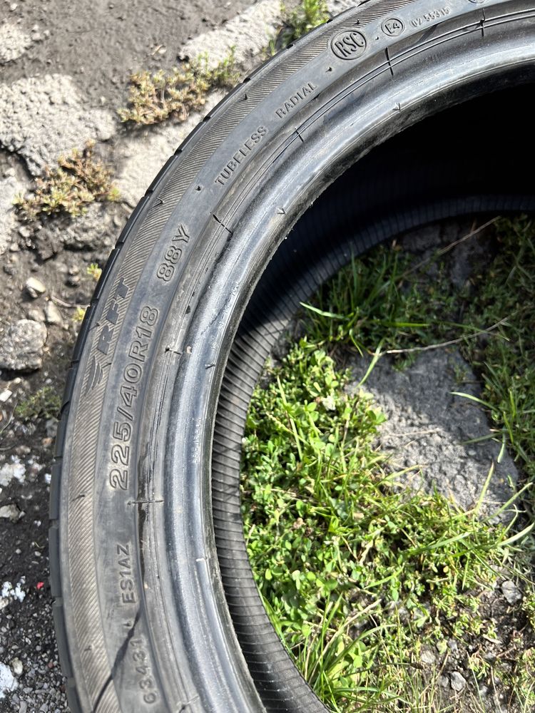 шини бу 225/40 R18 Bridgestone літні;Резина R18;Склад коліс