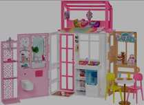 Будинок Барбі, ляльковий будинок, Mattel, фірмовий, компактний