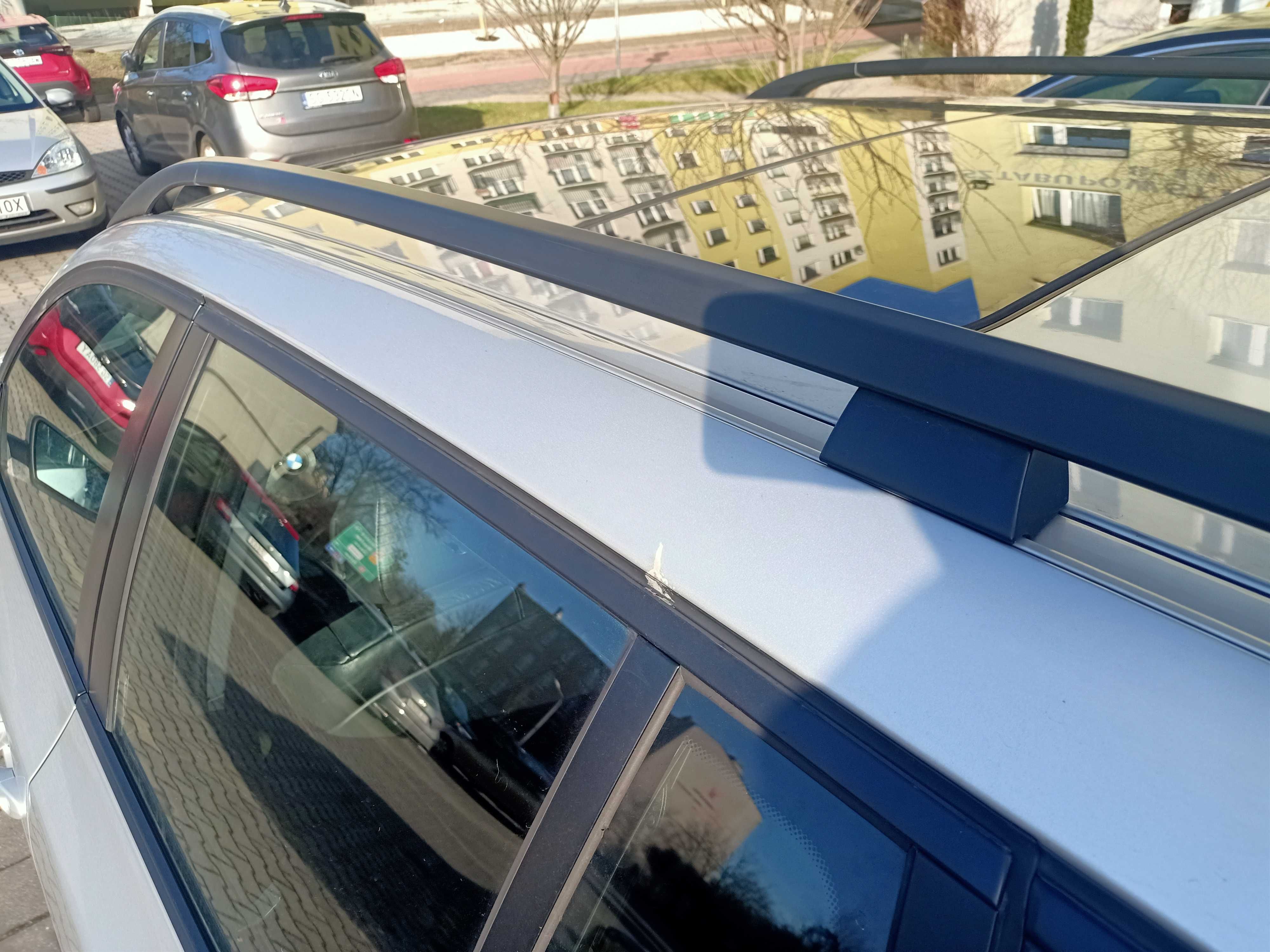 BMW E61 relingi dachowe komplet listwy czarne