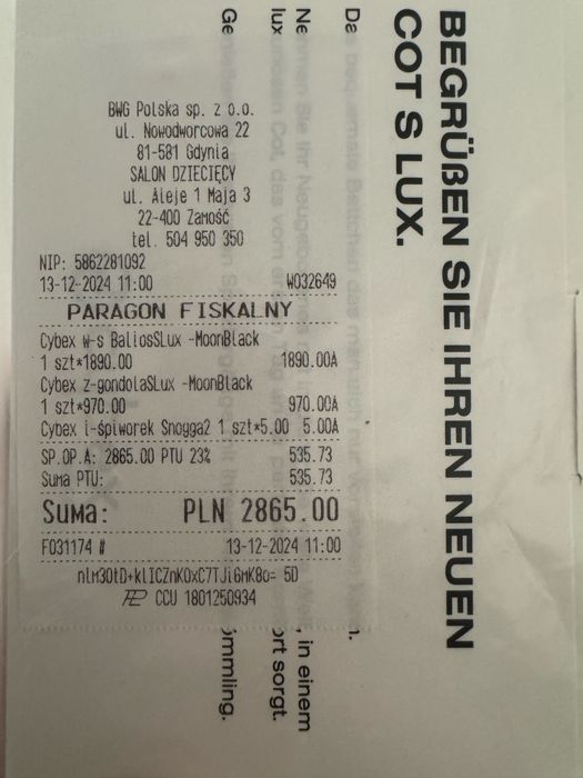 Siedzisko Cybex Balios S Lux