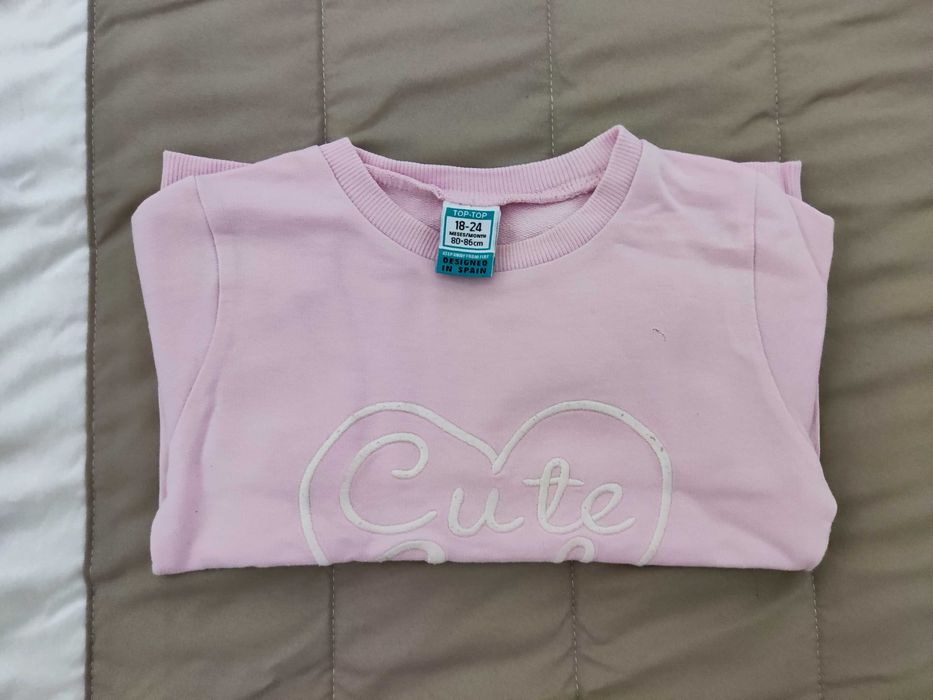 Camisola algodão menina 18-24 meses