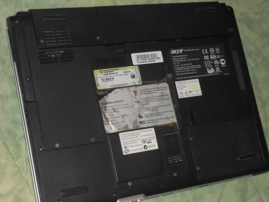 Portatil Acer Travelmate 4002 LMi peças arranjo