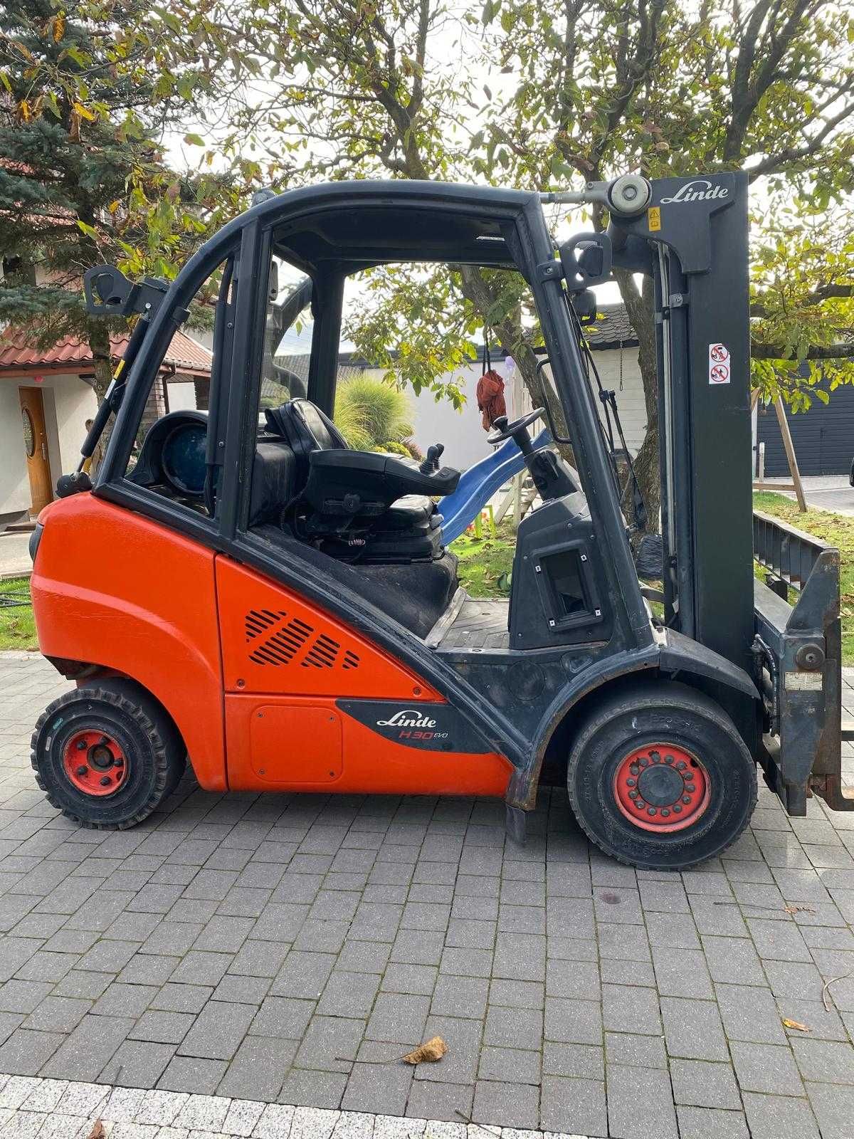 Linde H20 EVO Wózek widłowy Triplex Gaz