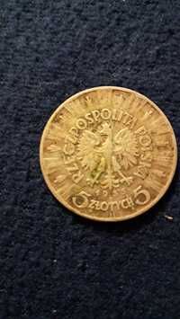 Moneta 5 zł Pilsudski 1935