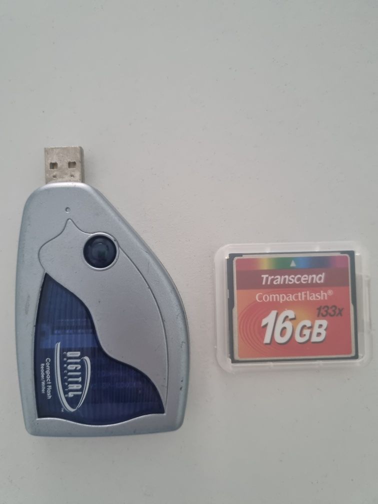 Compactflash 16GB e adapter