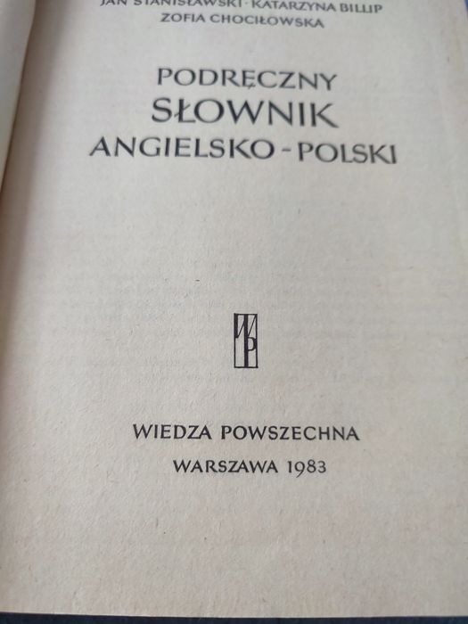 Sprzedam słownik angielsko-polski