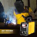 1125 - Máquina soldar ARC MMA -300A com cabos