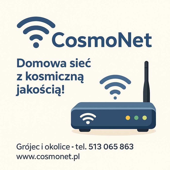 CosmoNet  mobilny serwis komputerowy i sieci domowych Grójec