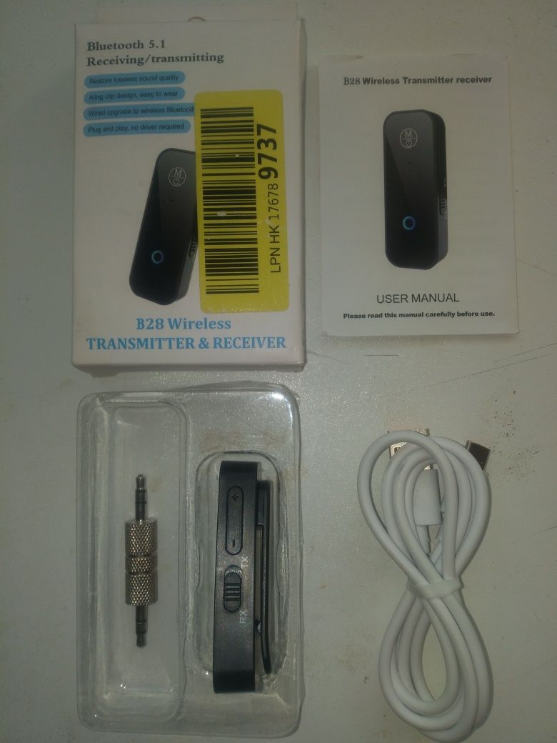 Adapter nadajnik odbiornik Bluetooth B 28 transmiter