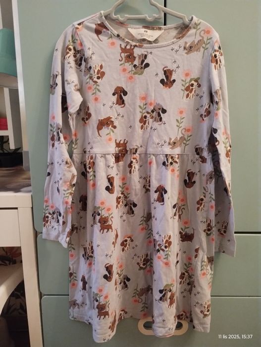 Błękitna sukienka H&&M