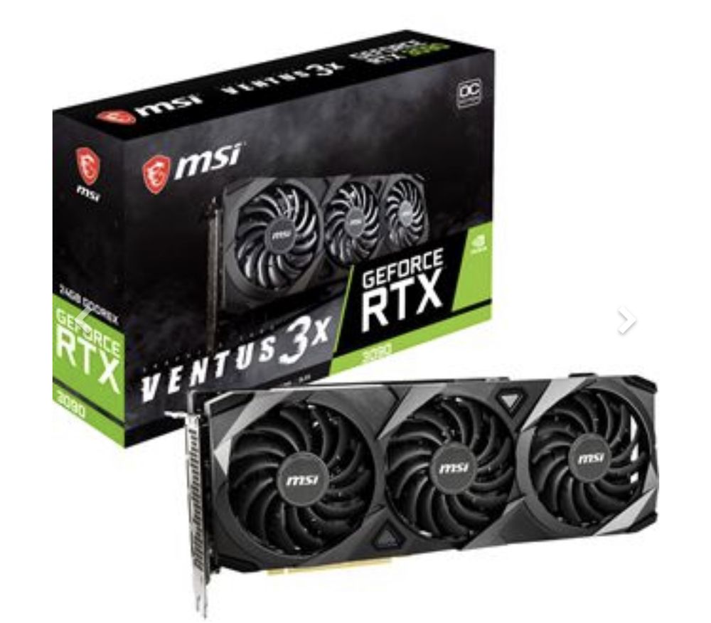 MSI GeForce RTX 3090 VENTUS 3X DDR6, 24 ГБ