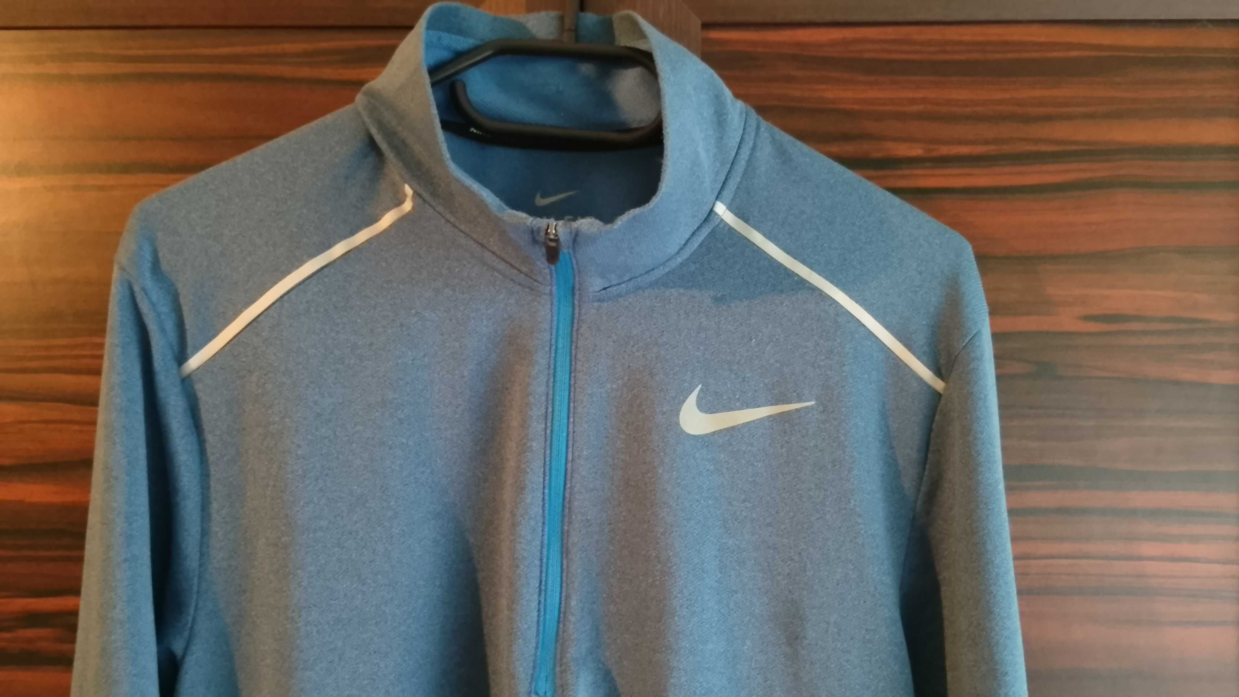 Bluza Nike Sportowa niebieska S trekking bieganie unisex