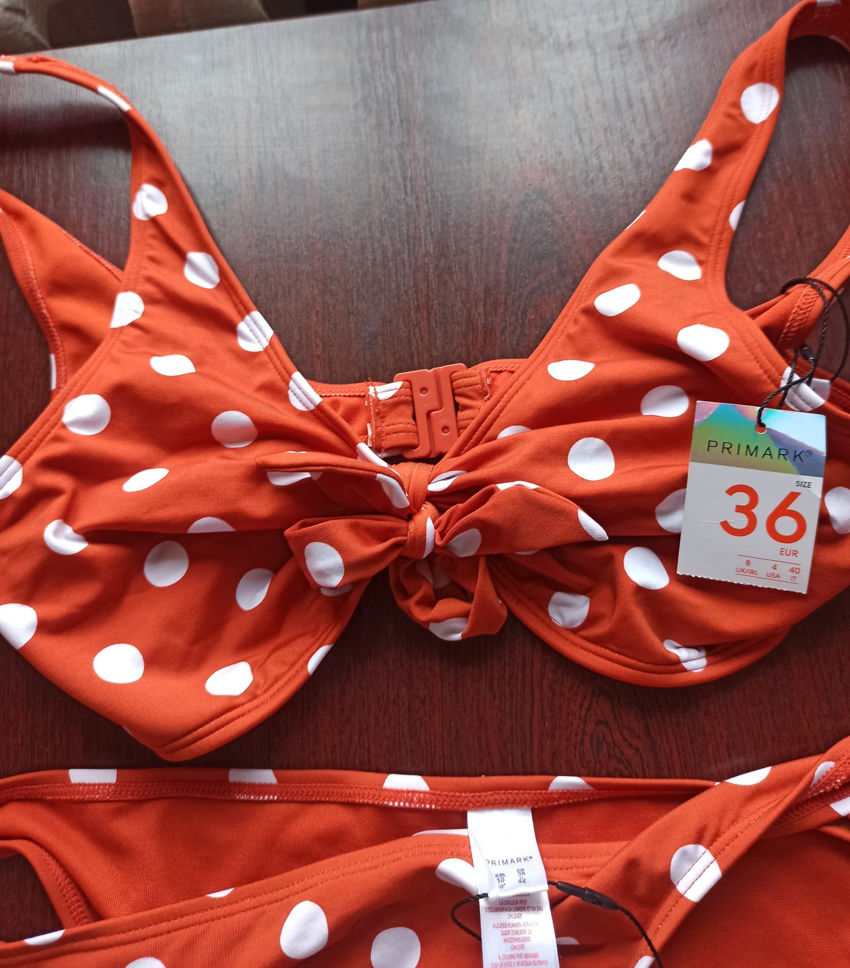 Primark купальник в горошок