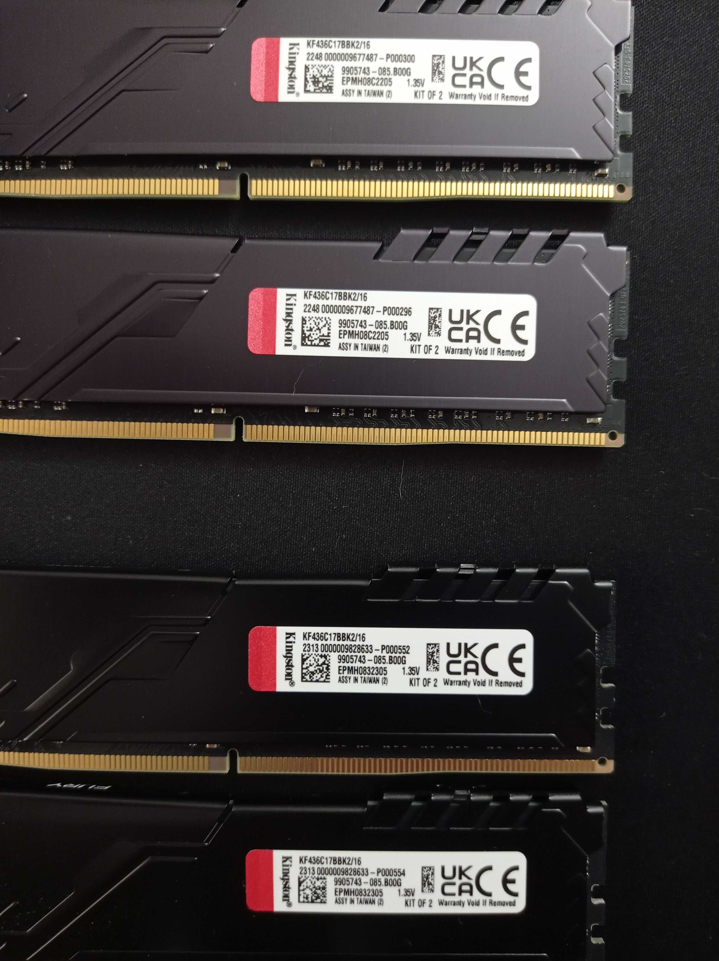 Kingston Fury DDR4-3600 (4x8Gb) 32Gb