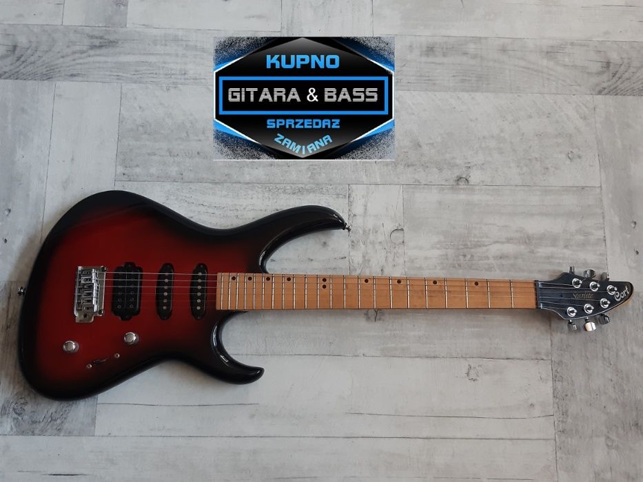 Piękna Gitara Cort Starlite S2550-Korea-profil „strong V” -lub zamiana