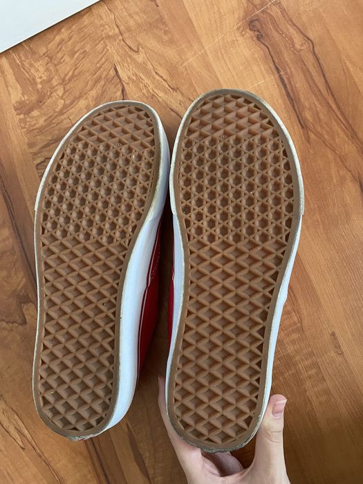 Nowe buty vans niskie trampki skateboard 40.5 czerwone