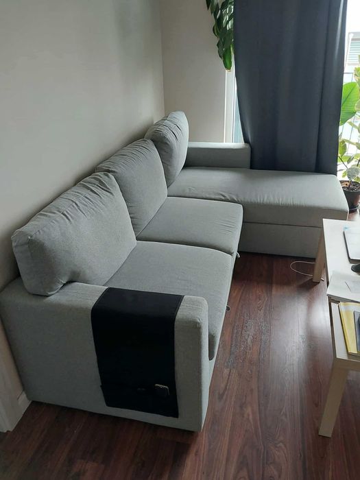 Kanapa rozkładana z szezlongiem IKEA BÄRSLÖV