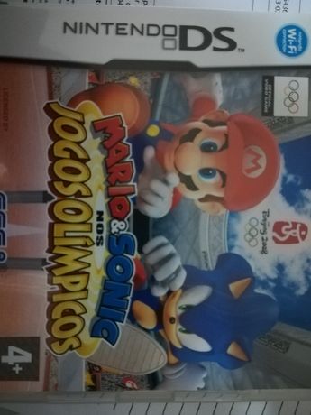 Super Mario e Sonic jogos olimpicos - nintendo DS
