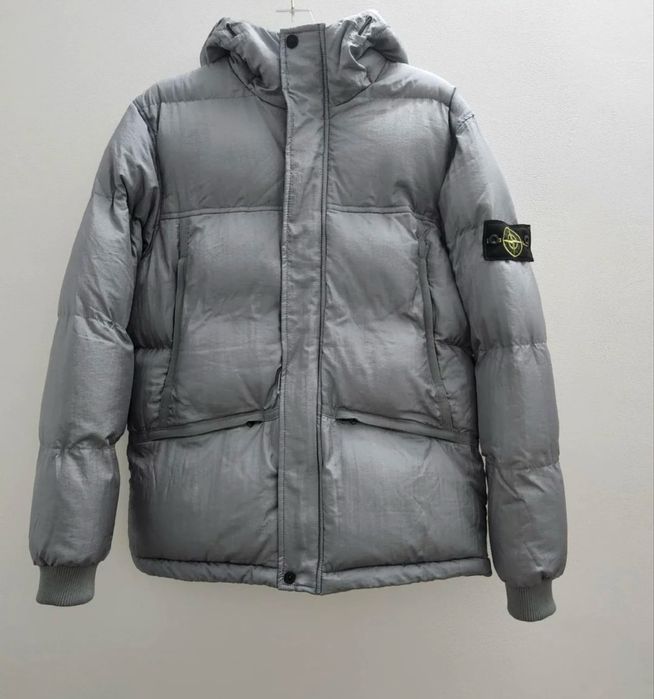 Зимова куртка Stone Island  в синьо-голубому кольорі