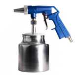 Pistolet do piaskowania, metalowy zbiornik 1L + dysza