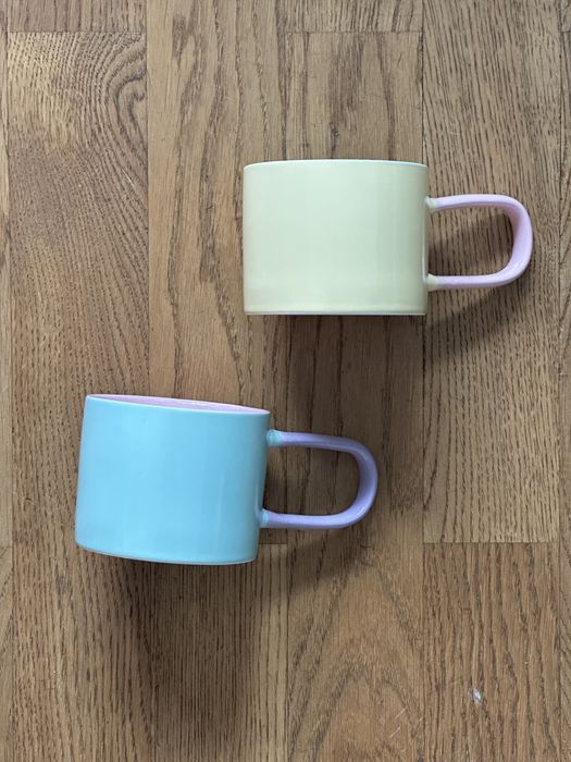 kolorowe kubki kubek