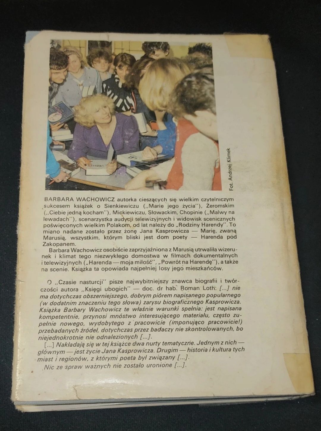 Książka Barbara Wachowicz - Czas nasturcji Ścieżkami Kasprowicza