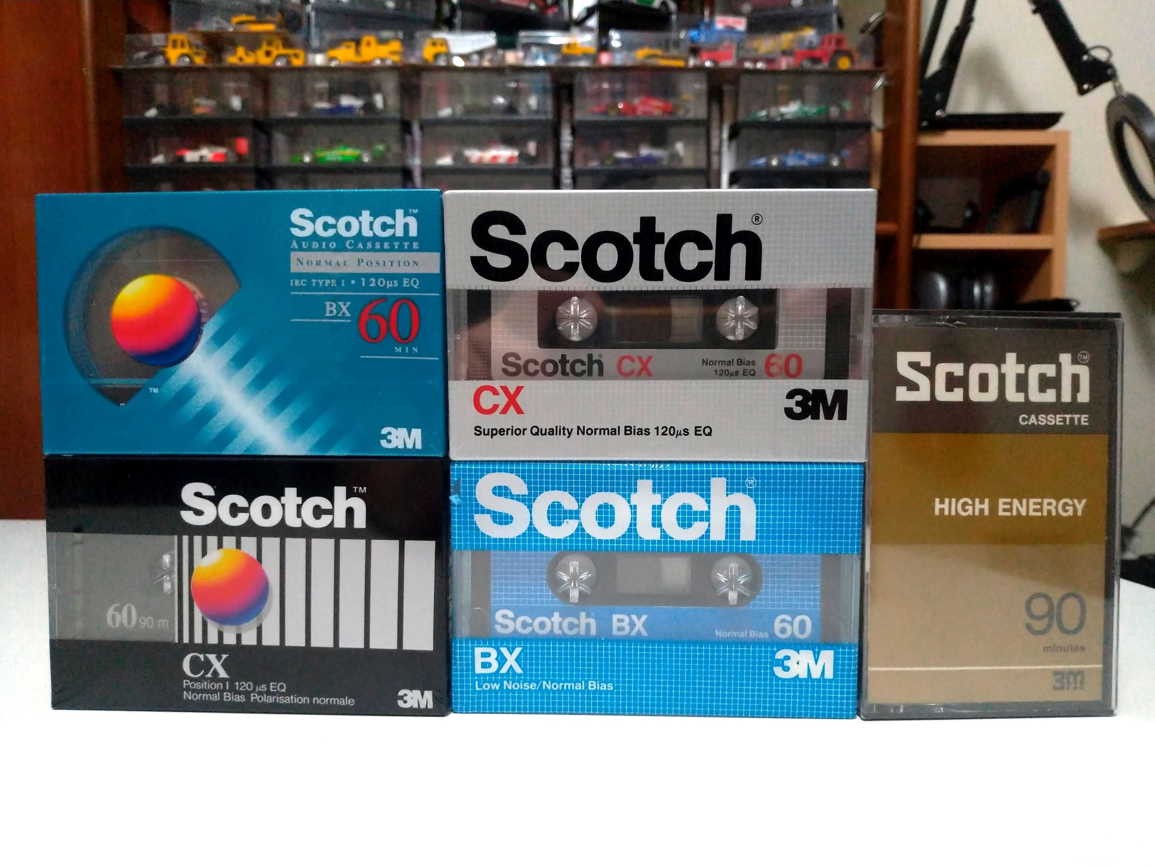 Pack Cassetes " Scotch " Novas e Seladas