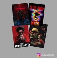 Pósters A3 The weeknd / Cartazes A3 / Imagens A3 / Cartoon Pop Art