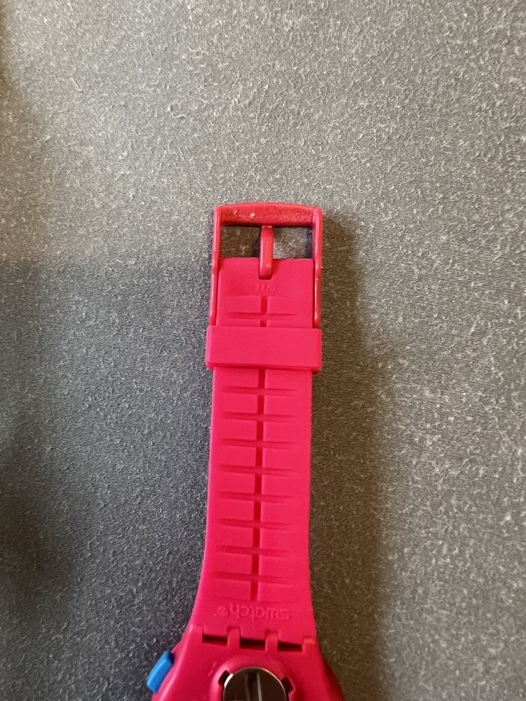 Relogio swatch rosa