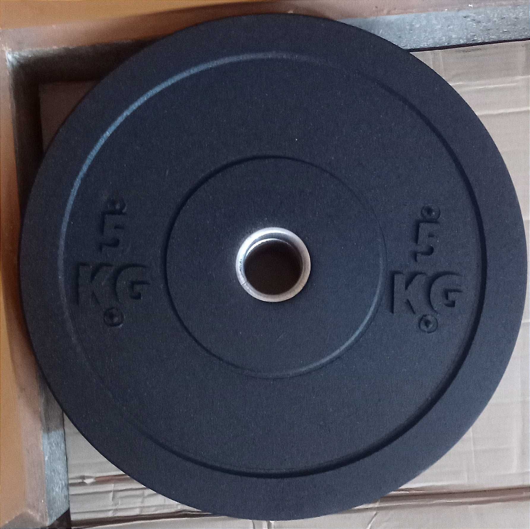 Zestaw 100 KG obciązenia BUMPER olipijskie 51mm