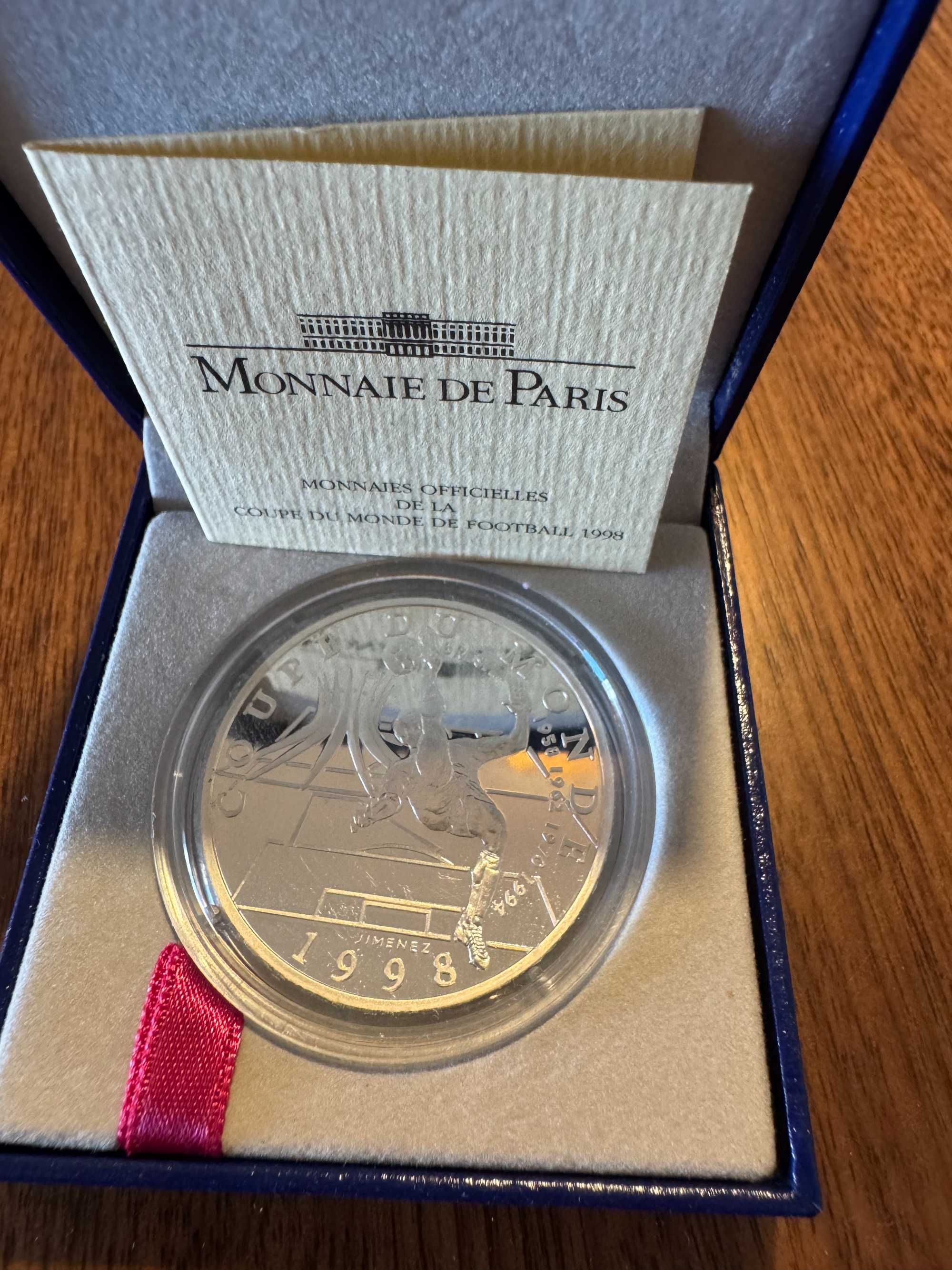 Moedas 10 Francs Mundial 1998