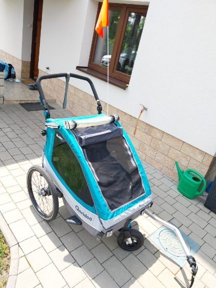 Qeridoo  sportex 2 przyczepka rowerowa