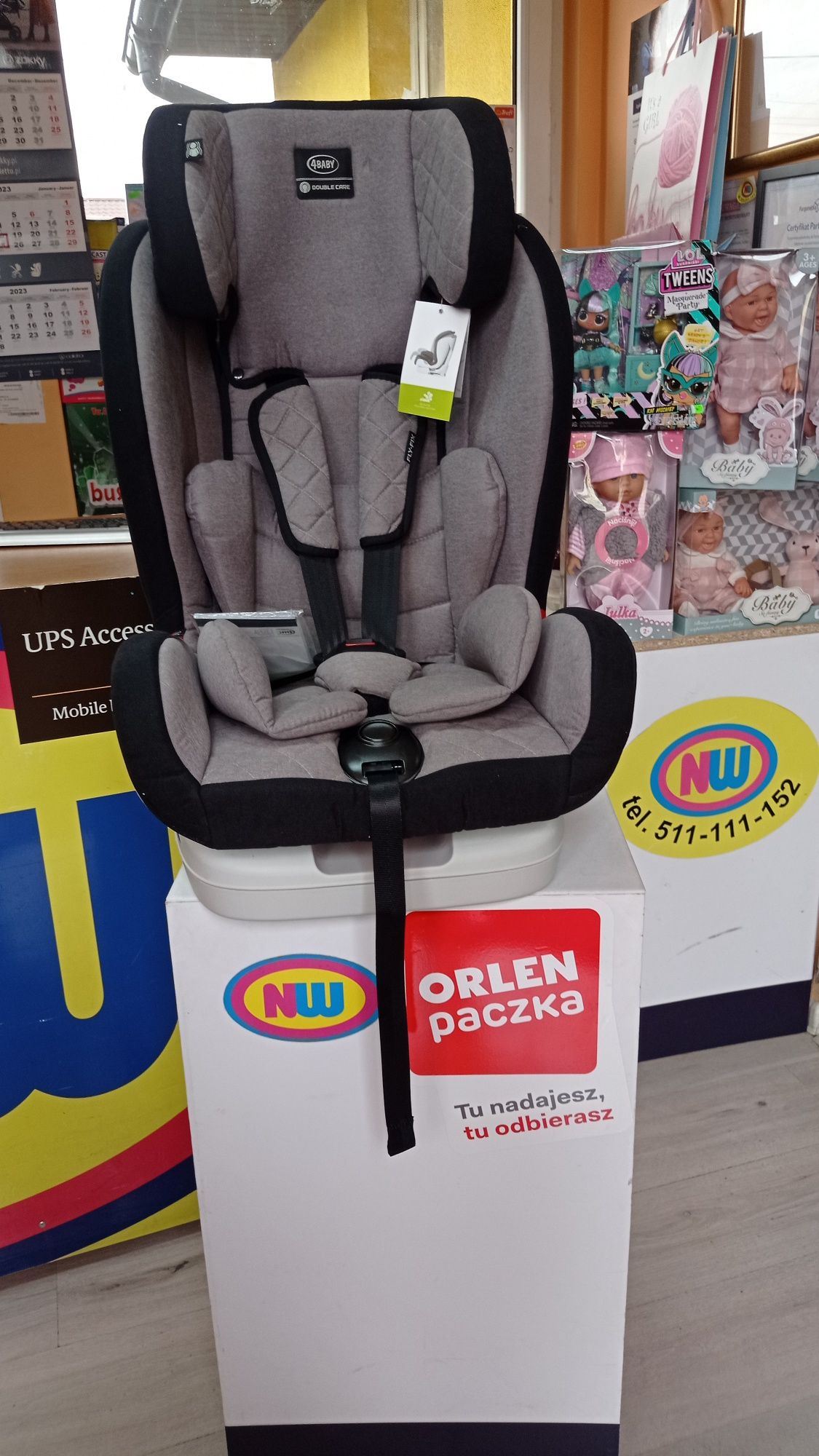 Nowy fotelik samochodowy do 36 kg ISOFIX